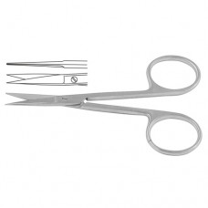 Iris Scissor With Extra Flat Blades Stainless Steel, 10 cm - 4"